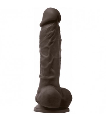 VIBRATING DILDO 5 INCH DILDO VIBRADOR MARRoN