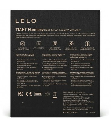 LELO TIANI HARMONY VIBRADOR PAREJAS CON APP TURQUESA