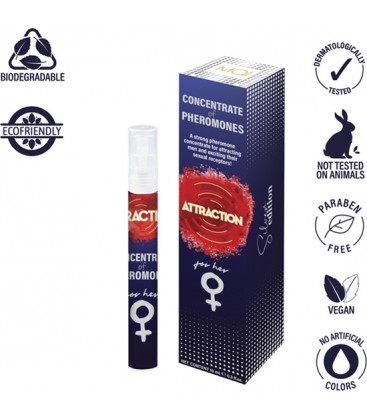 ATTRACTION CONCENTRADO DE FEROMONAS PARA ELLA 10 ML