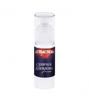 ATTRACTION ACEITE DE MASAJE FRESAS CON CHAMPAGNE 50 ML