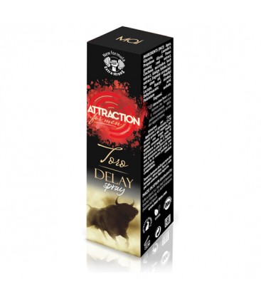 ATTRACTION SPRAY RETARDANTE TORO EXTRA FUERTE 30 ML