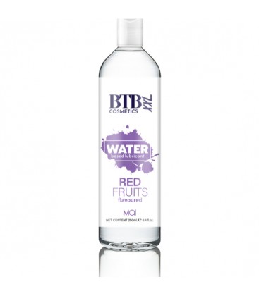 BTB LUBRICANTE BASE DE AGUA FRUTOS ROJOS 250ML