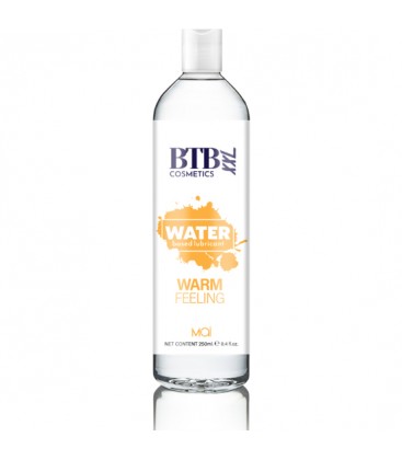 BTB LUBRICANTE BASE DE AGUA EFECTO CALOR 250ML