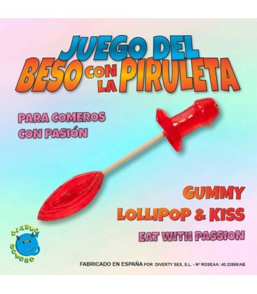 JUEGO CHUPA CHUPS DOBLE PITO Y LABIOS GOMINOLA