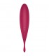 SATISFYER TWIRLING PRO SUCCIONADOR Y VARITA VIBRADORA CON APP CONNECT ROSADO