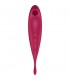 SATISFYER TWIRLING PRO SUCCIONADOR Y VARITA VIBRADORA CON APP CONNECT ROSADO