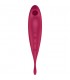 SATISFYER TWIRLING PRO SUCCIONADOR Y VARITA VIBRADORA CON APP CONNECT ROSADO