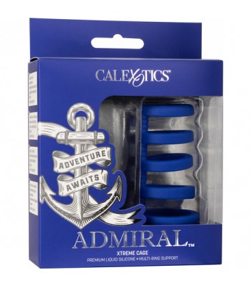 ADMIRAL XTREME CAGE  ANILLO DE SILICONA AZUL