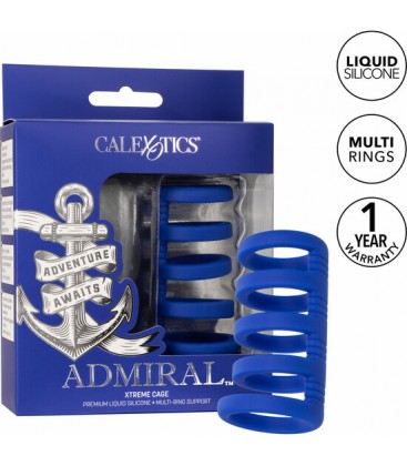 ADMIRAL XTREME CAGE  ANILLO DE SILICONA AZUL