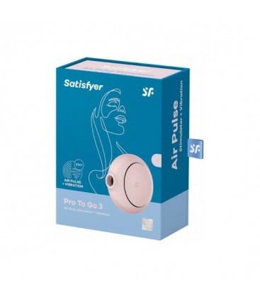 SATISFYER PRO TO GO 3 ROSA