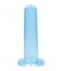 REALROCK NON REALISTIC DILDO WITH SUCTION CUP 53 135 CM AZUL TRANSPARENTE