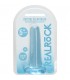 REALROCK NON REALISTIC DILDO WITH SUCTION CUP 53 135 CM AZUL TRANSPARENTE