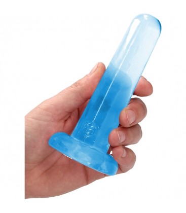 REALROCK NON REALISTIC DILDO WITH SUCTION CUP 53 135 CM AZUL TRANSPARENTE