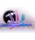 REALROCK NON REALISTIC DILDO WITH SUCTION CUP 53 135 CM AZUL TRANSPARENTE