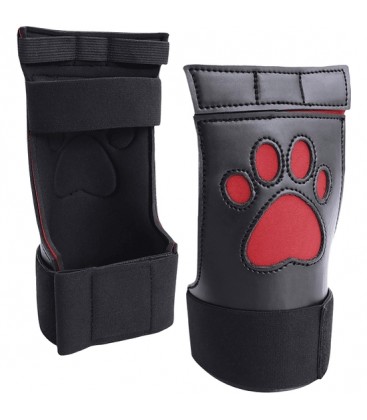 OUCH PUPPY PLAY PUPPY PAW GUANTES NEOPRENO ROJO