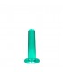 REALROCK NON REALISTIC DILDO WITH SUCTION CUP 53 135 CM TURQUESA