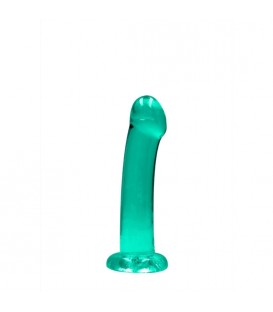 REALROCK - DILDO APTO PARA USO ANAL Y VAGINAL - 6,7/ 17 CM - TURQUESA