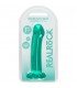 REALROCK DILDO APTO PARA USO ANAL Y VAGINAL 67 17 CM TURQUESA