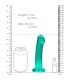 REALROCK DILDO APTO PARA USO ANAL Y VAGINAL 67 17 CM TURQUESA