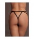 LE DeSIR SOPHIA BRIEF WITH OPEN CROTCH AND BUTTOCK ADJUSTABLE SLIDER AND GOLDEN DETAILS NEGRO