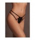 LE DeSIR FAYE TANGA AJUSTABLE CON TIRAS NEGRO