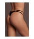 LE DeSIR FAYE TANGA AJUSTABLE CON TIRAS NEGRO