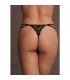 LE DeSIR FAYE TANGA AJUSTABLE CON TIRAS NEGRO