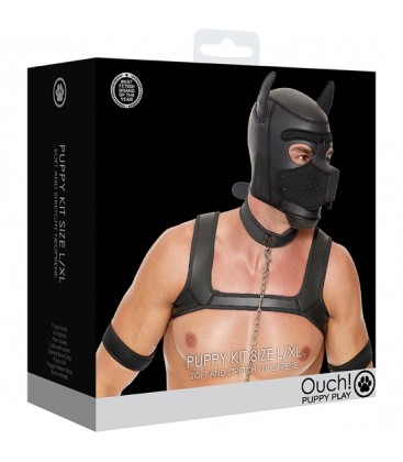 OUCH PUPPY PLAY PUPPY KIT NEOPRENO NEGRO