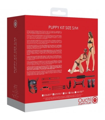 OUCH PUPPY PLAY PUPPY KIT NEOPRENO ROJO