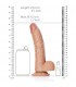 REALROCK PENE REALiSTICO CON TESTiCULOS 8 205 CM