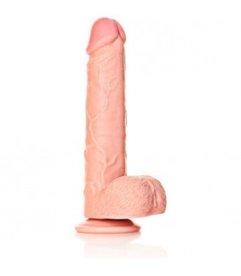 REALROCK - PENE REALÍSTICO CON TESTÍCULOS - 9/ 23 CM