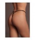 LE DeSIR CLOe TANGA CON TIRAS AJUSTABLES Y TRANSPARENCIAS NEGRO