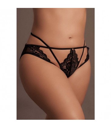 LE DeSIR LeNA BRAGUITAS CON ABERTURAS Y TRANSPARENCIAS NEGRO