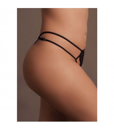 LE DeSIR FAYE TANGA ELaSTICO AJUSTABLE NEGRO