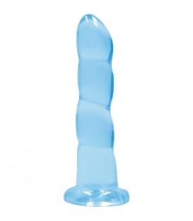 REALROCK - DILDO EFECTO GELATINA - 7/ 17 CM - BLUE