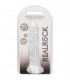 REALROCK DILDO EFECTO GELATINA 7 17 CM TRANSPARENTE