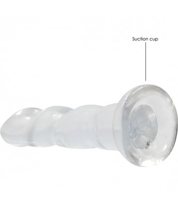 REALROCK DILDO EFECTO GELATINA 7 17 CM TRANSPARENTE