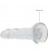 REALROCK DILDO EFECTO GELATINA 7 17 CM TRANSPARENTE