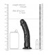 REALROCK PENE REALiSTICO CURVADO CON VENTOSA 7 18 CM