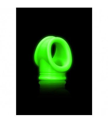 GLOW IN THE DARK COCK RING BALL STRAP