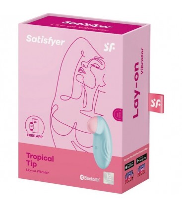 SATISFYER TROPICAL TIP TURQUESA