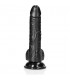 REALROCK PENE REALiSTICO CURVADO CON TESTiCULOS Y VENTOSA 7 18 CM