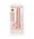 REALROCK PENE REALiSTICO CON TESTiCULOS Y VENTOSA 7 18 CM