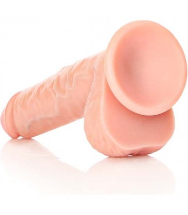 REALROCK PENE REALiSTICO CON TESTiCULOS Y VENTOSA 7 18 CM