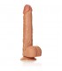 REALROCK PENE REALiSTICO CON TESTiCULOS Y VENTOSA 12 305 CM