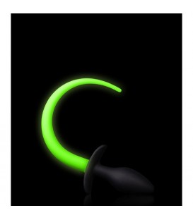 OUCH PLUG ANALA CON COLA GLOW IN THE DARK