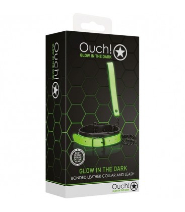 OUCH COLLAR CON NEoN GLOW IN THE DARK