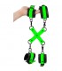 OUCH ESPOSAS PARA MUNECAS Y TOBILLOS CON CUERDA GLOW IN THE DARK