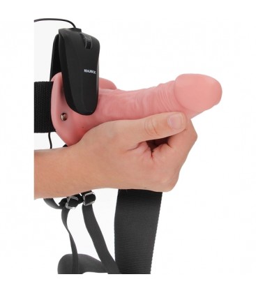 REALROCK VIBRADOR HUECO SIN BOLAS 6 155 CM