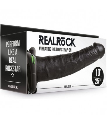 REALROCK STRAP ON HUECO VIBRATORIO SIN BOLAS 10 245 CM